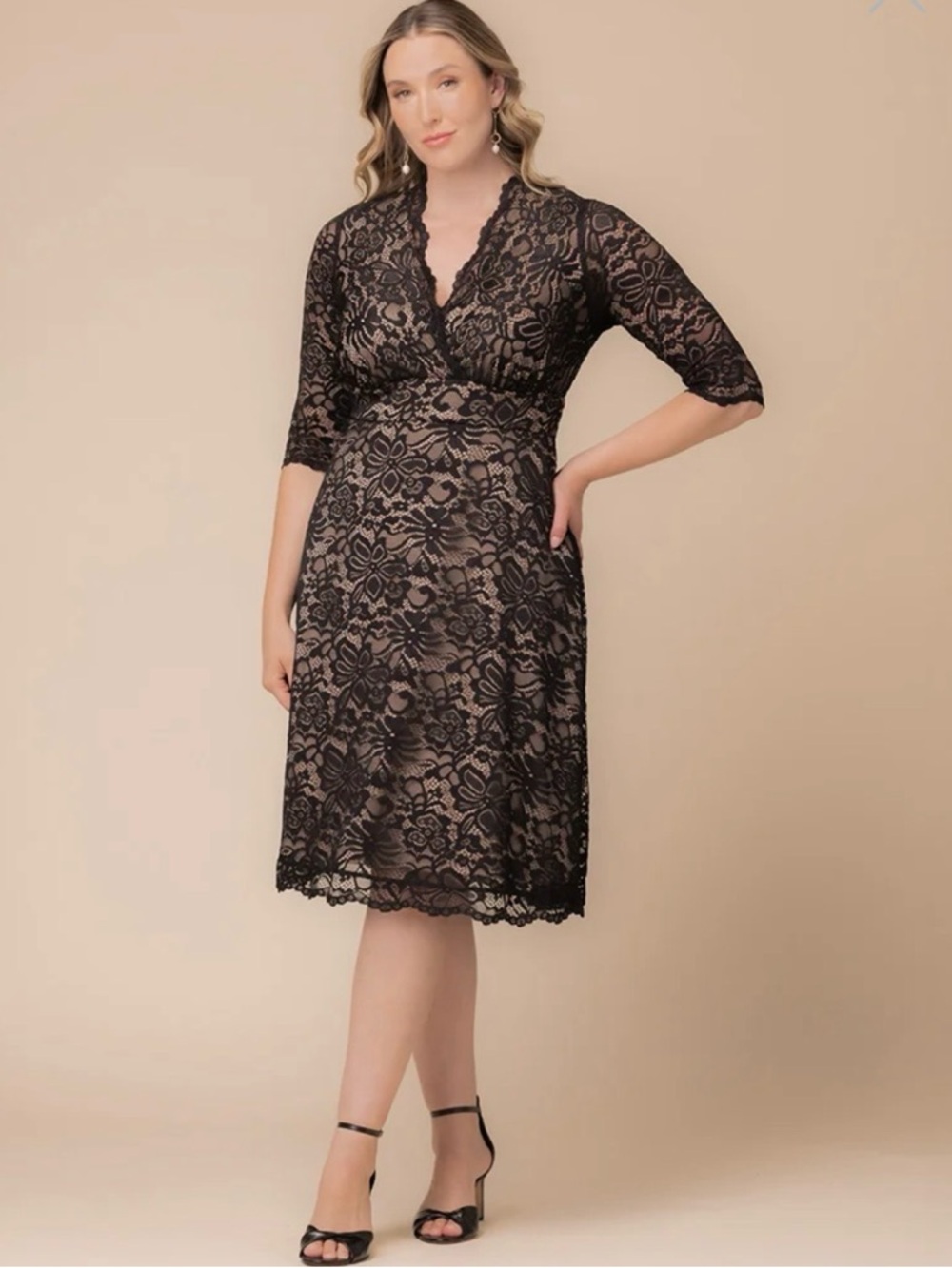 *NEW* Sz 2X (18-20) Mademoiselle Lace Cocktail Dress